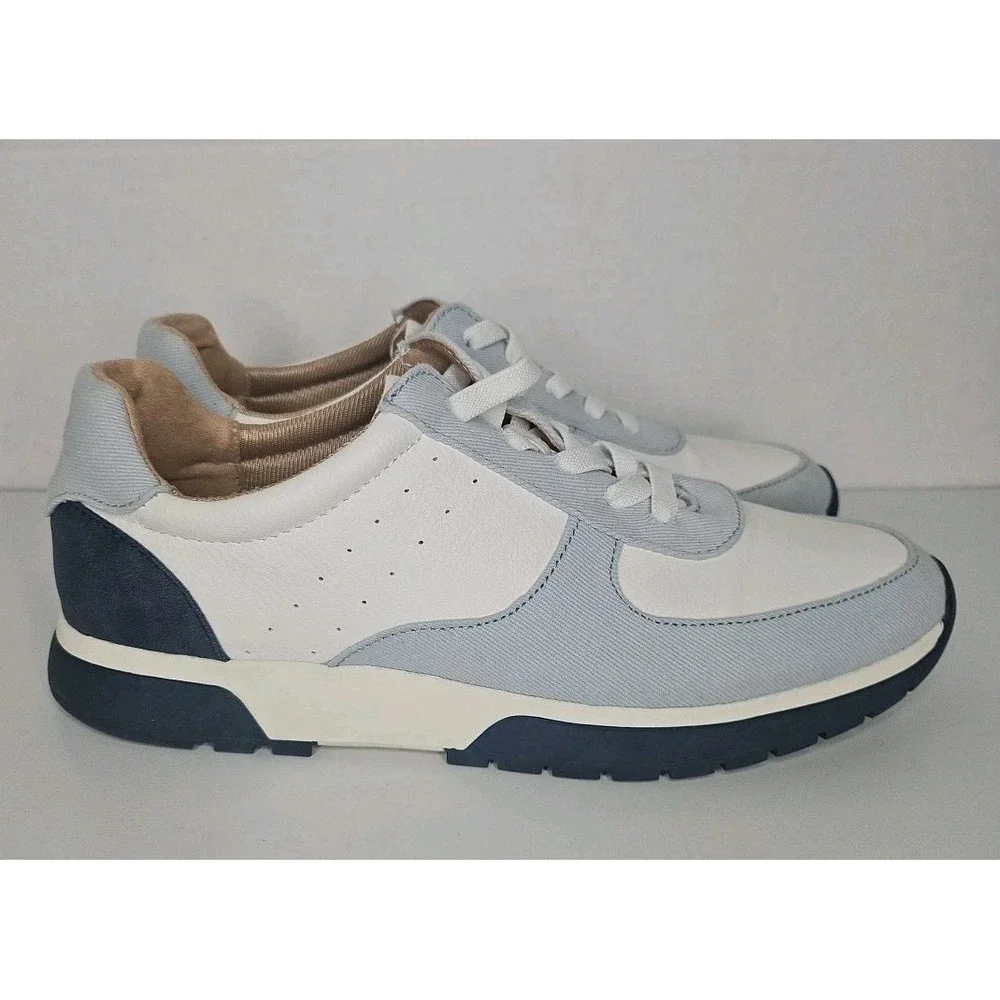 Life Stride Soft System Women's Walking Sneakers Shoes White Blue Size 9M Arch S